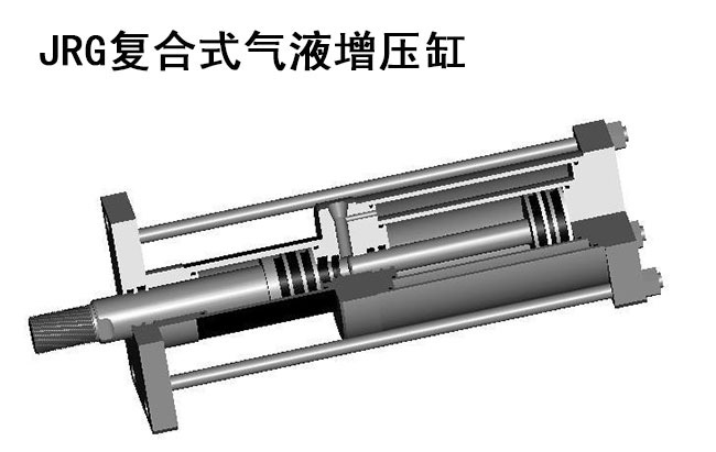 JRG複合式氣液增壓缸內部結構圖